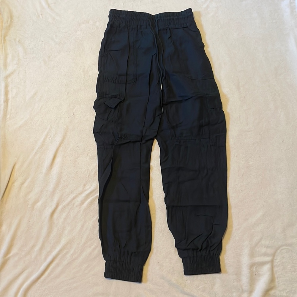 Black Garage Cargo Joggers XS